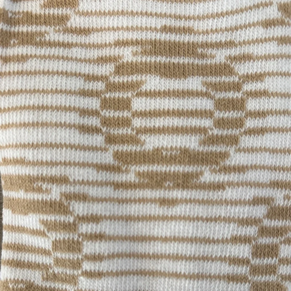 NWT Unsimply Stitched Tan and Black Patterned Socks